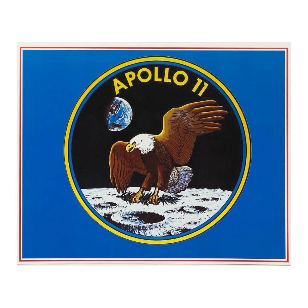Apollo 11 Patch Vintage Reproduction Print