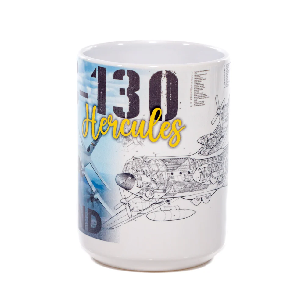 C-130 Hercules Blueprint Mug - Image 2