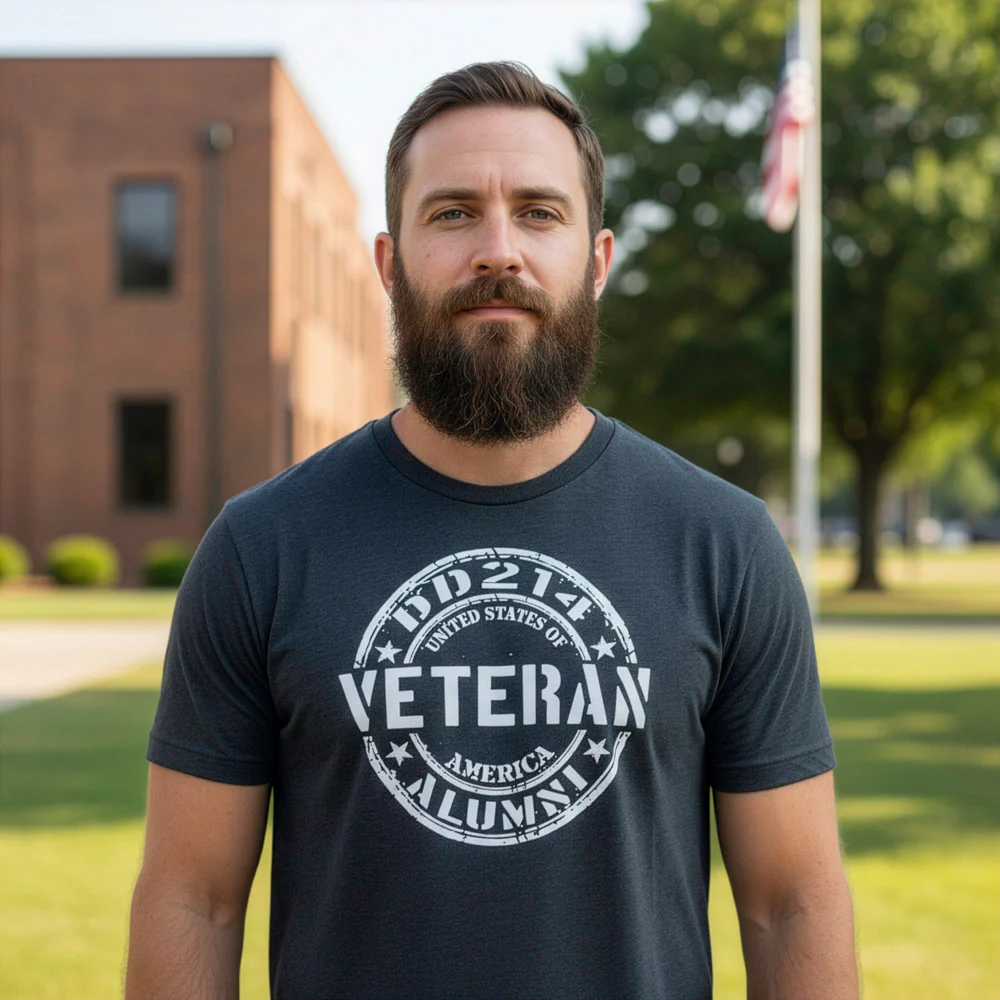 DD214 Veteran T-Shirt - Image 2