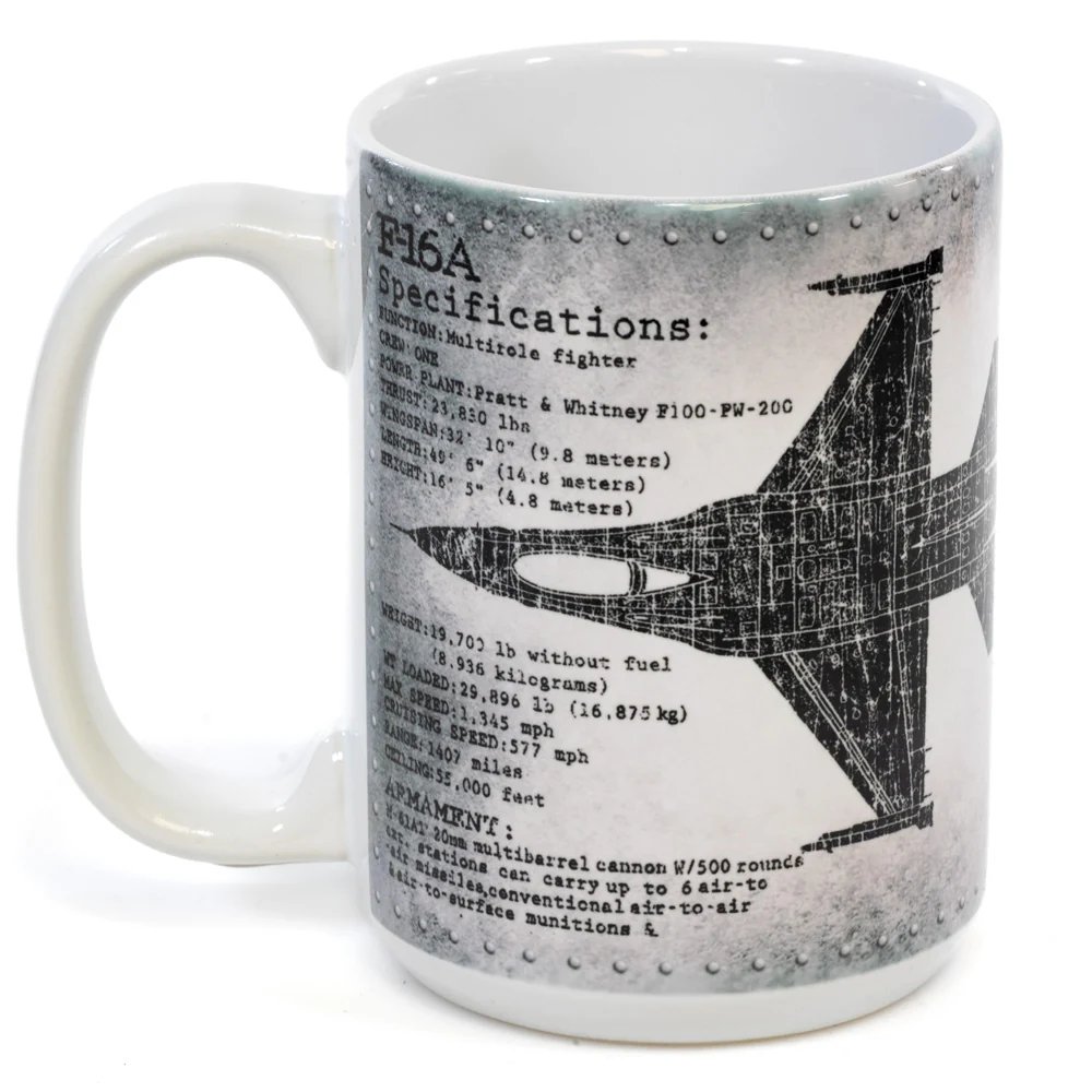 F-16A Spotter Mug - Image 2