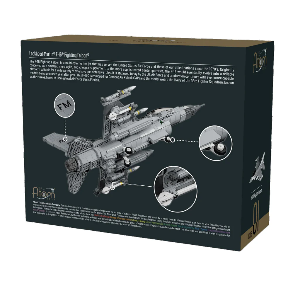 F-16C Fighting Falcon Mini Brick Set - Image 2
