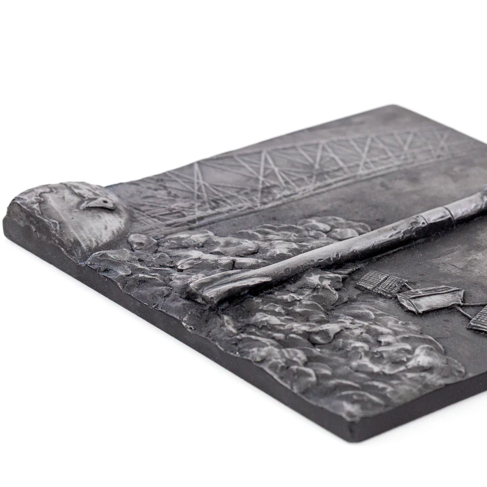 Falcon GPS Bas-Relief Tile - Image 3