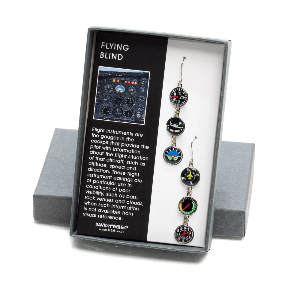 Flight Instrument Earrings