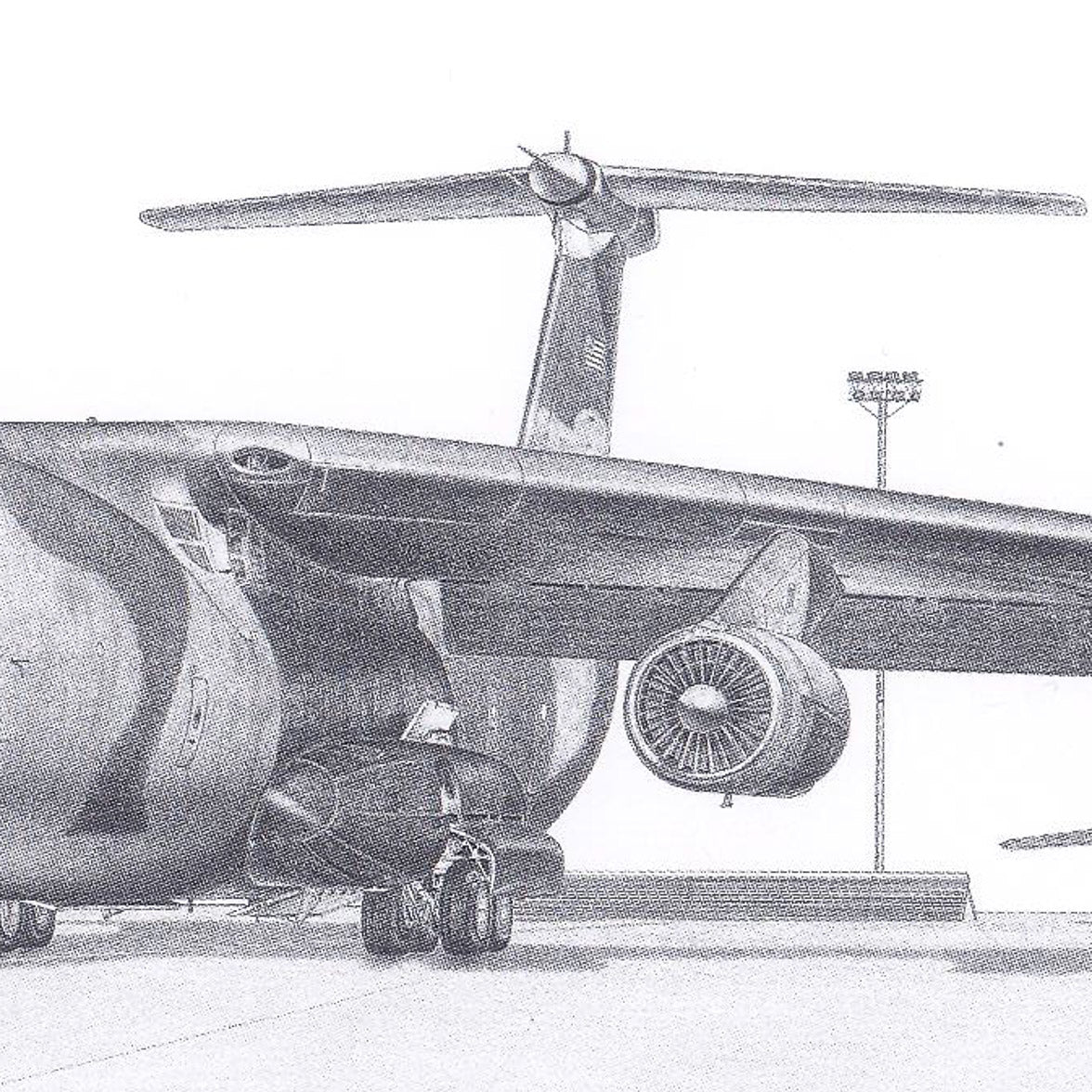 Kinsley C-141B 6x10 Matted Print - Image 2