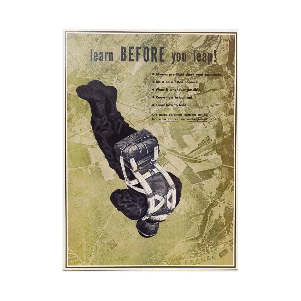 Learn Before You Leap Print