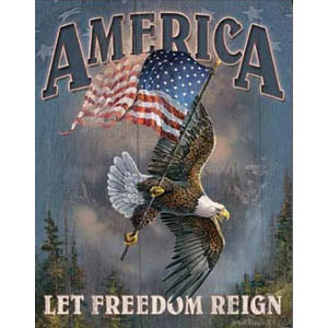 Let Freedom Reign Sign - Image 2