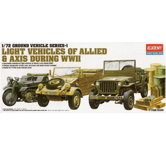 Light Vehicles of WWII Model Kit - Image 2