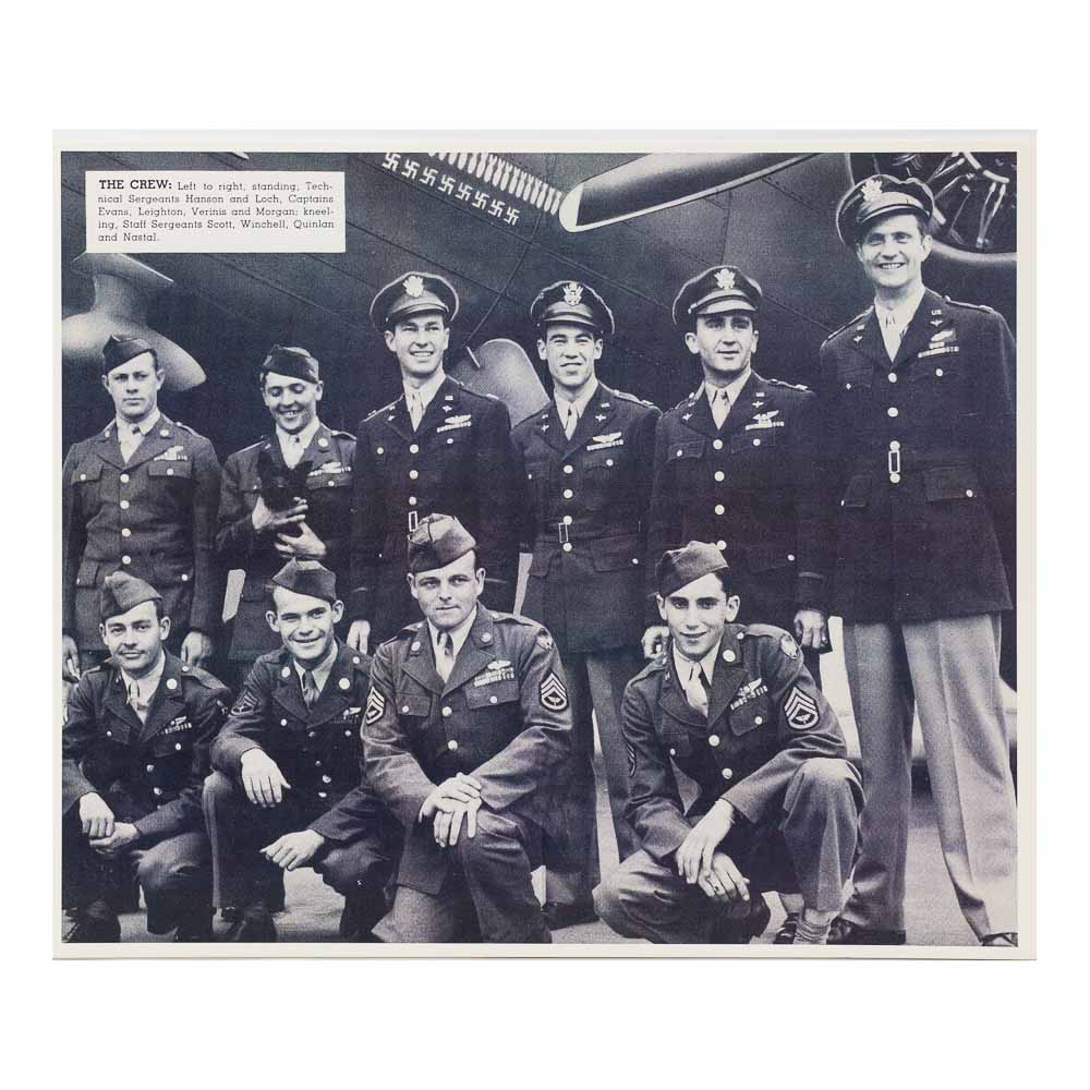 Memphis Belle Crew Group Photo Reproduction