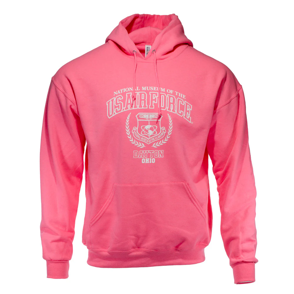 Pink Museum Crest Hooded Sweatshirt