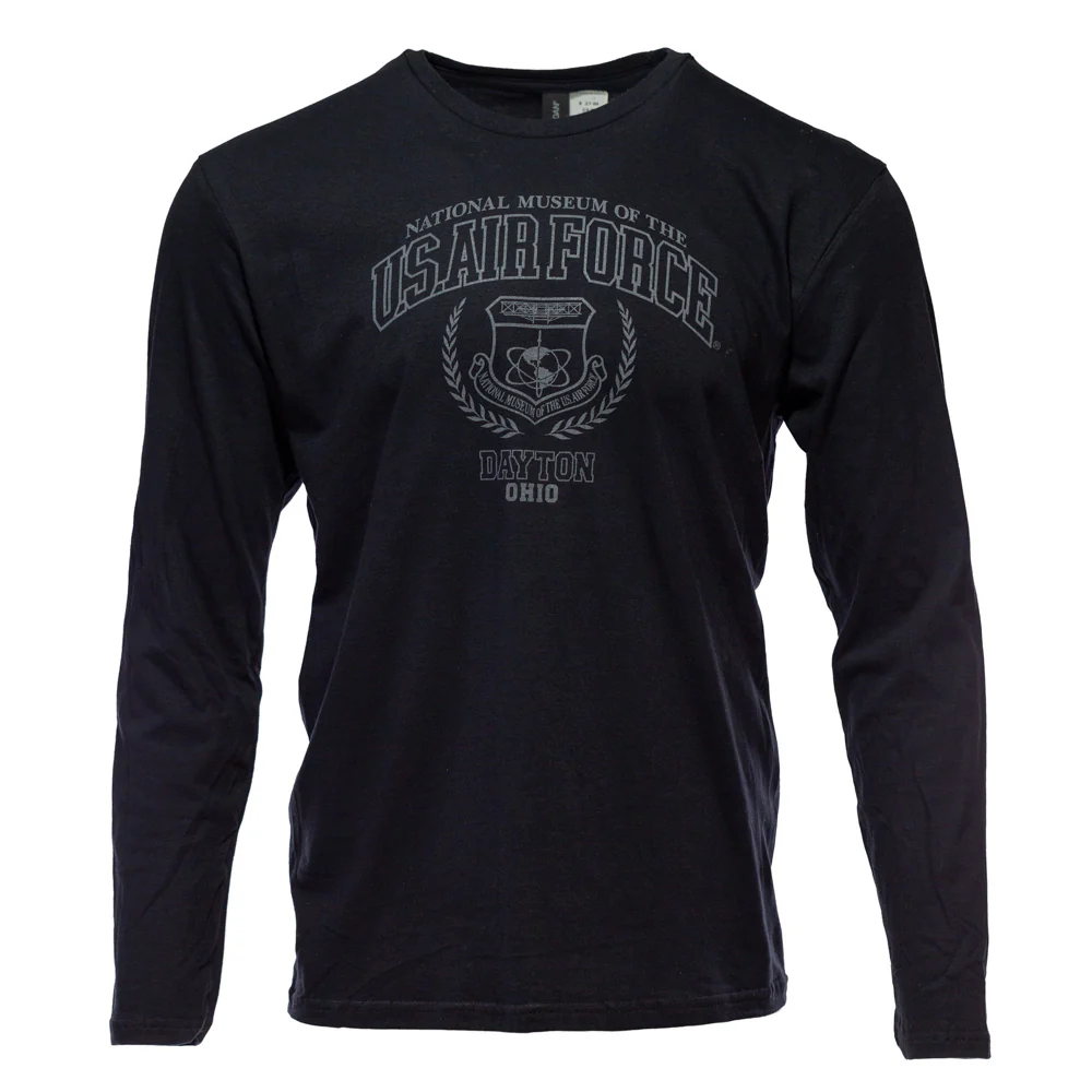Black Museum Crest Long Sleeve Shirt