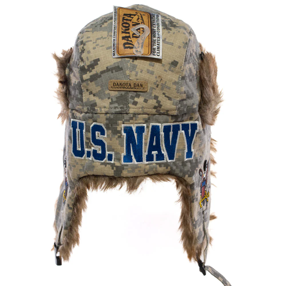 Navy Trapper Cap - Image 3