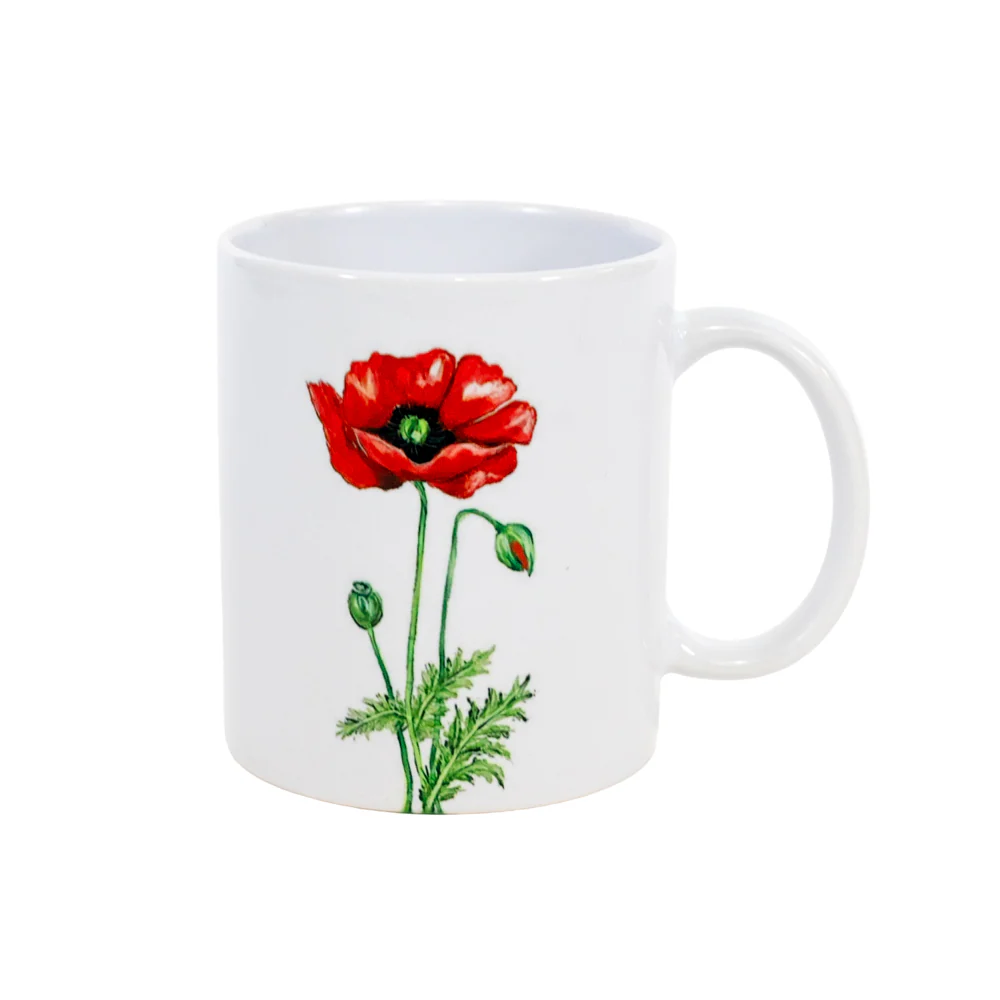 Red Poppy Mug - Image 2