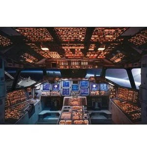 Space Shuttle Columbia Cockpit Poster P-19