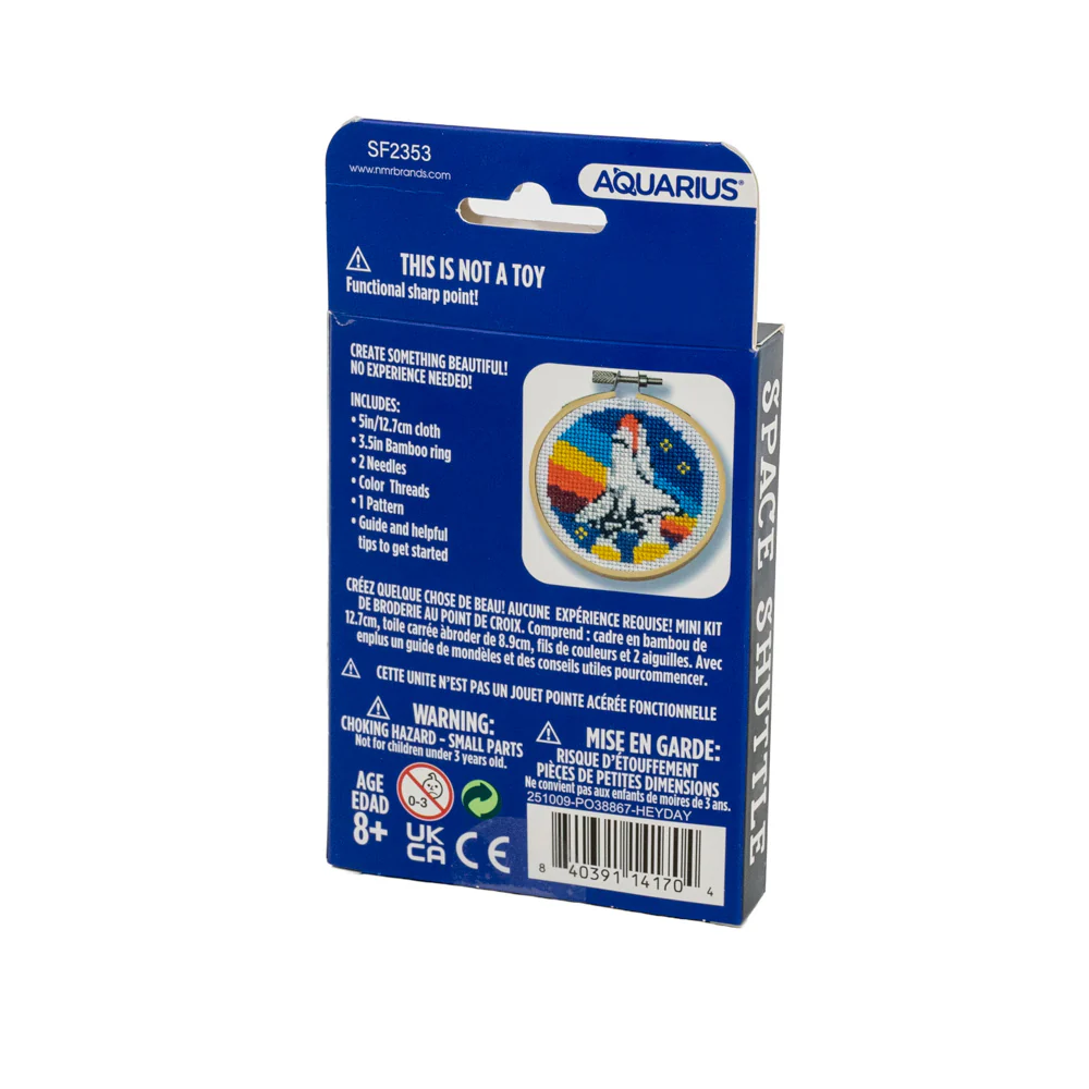 Space Shuttle Cross Stitch Kit - Image 2