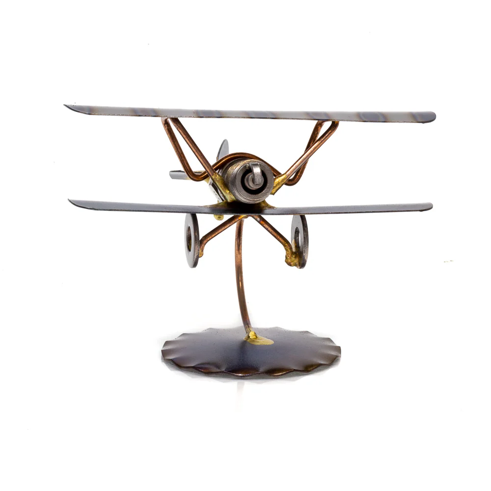 Spark Plug Biplane on a Stand - Image 3