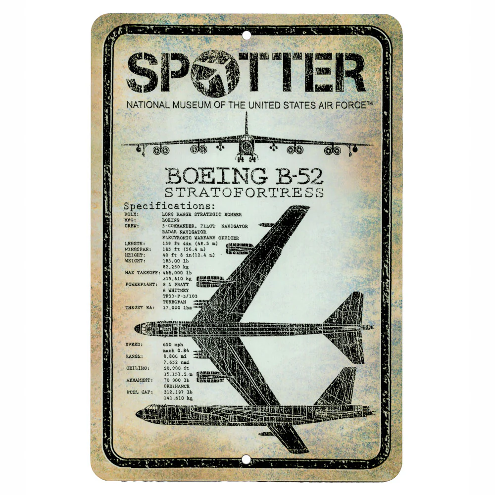Spotter Tin Signs (Various Aircraft) - Image 2