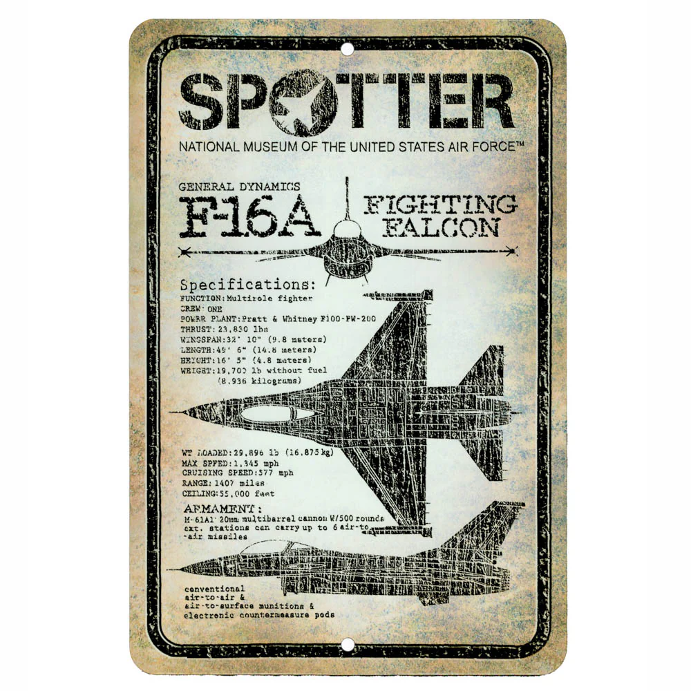 Spotter Tin Signs (Various Aircraft) - Image 3