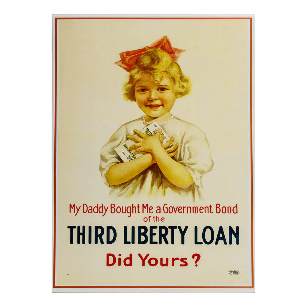 Third Liberty Loan Bond Print
