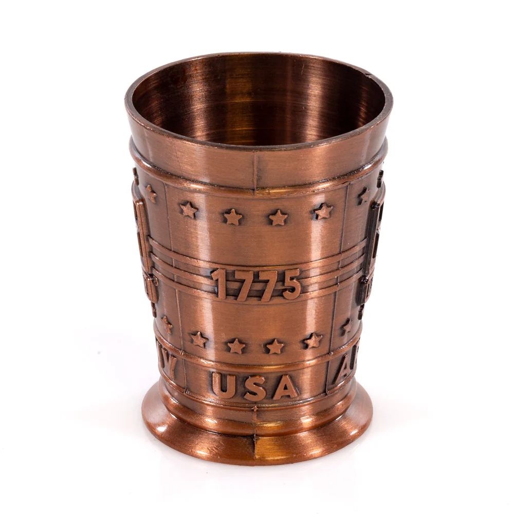 U.S. Navy Molded Metal Shot Glass - Image 2