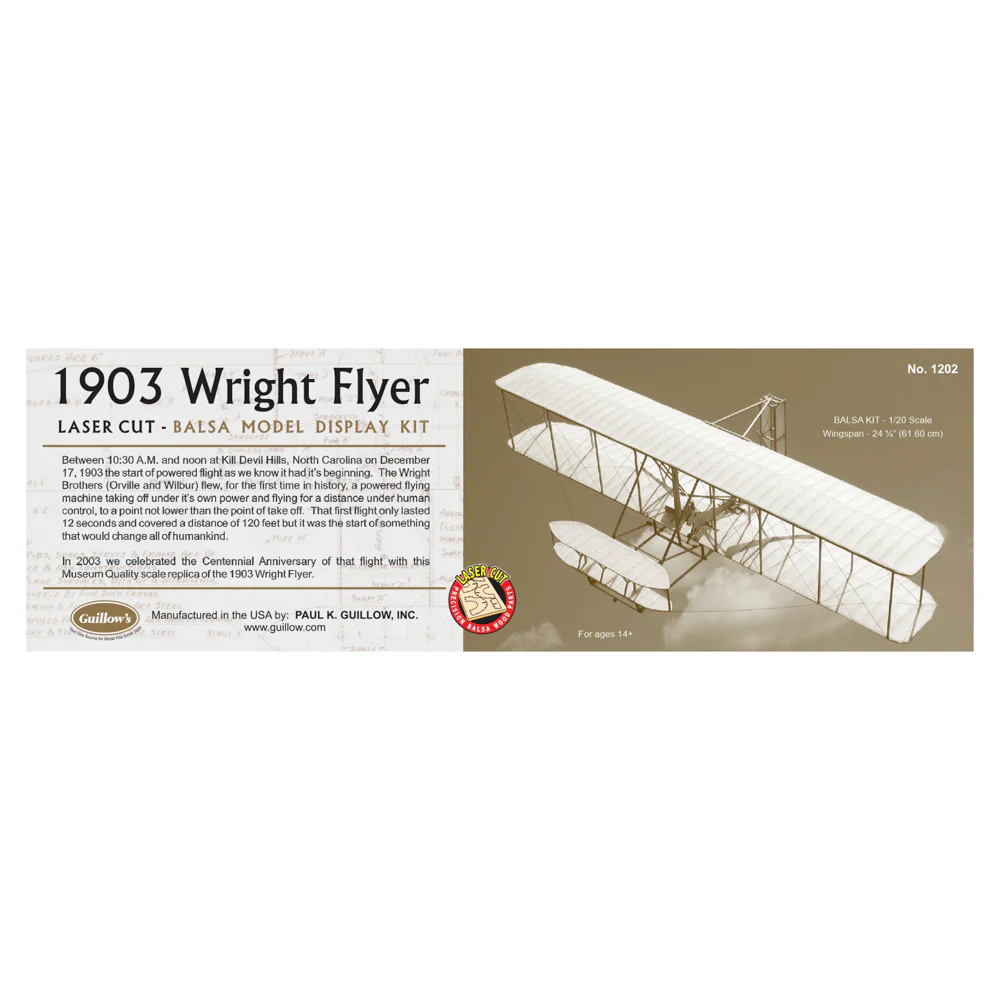 Wright Flyer 1903 Balsa Kit